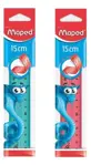 Pack De 2 Reglas Flexibles Maped Twistn Pulse De 15 Cm Turquesa Y Coral