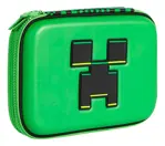 Cartuchera Canopla Minecraft 2 Pisos Doble Eva Mooving Verde Doble Eva Minecraft 14248