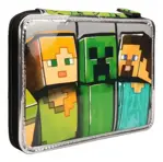 Cartuchera Canopla 1 Piso Minecraft Creeper Amigos Accesorio Verde Minecraft Creeper Y Amigos