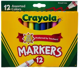 Marcadores Cra587712 No Lavables P...