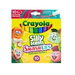 Marcadores Crayola Silly Scents, lavables y anchos, paquete de 10