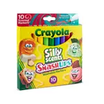 Marcadores Crayola Silly Scents, lavables y anchos, paquete de 10