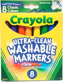Marcadores Clásicos Lavables 8 Col...