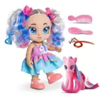 Muñeca My Best Arcoiris Y Unicornio Mascota Con Accesorios Rosa Claro