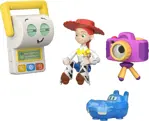 Mattel Toy Story 5 Jessie y equipo Doble A, figuras de 7"