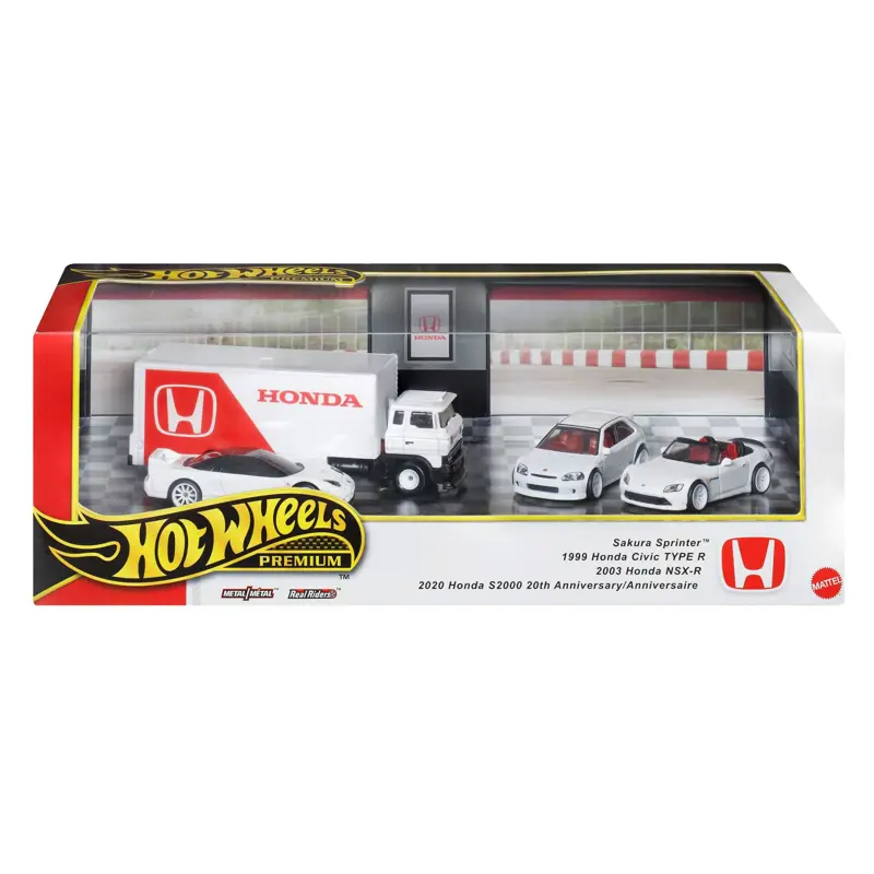 Set de Autos de Juguete Mattel Hot Wheels Honda Type R para Coleccionistas