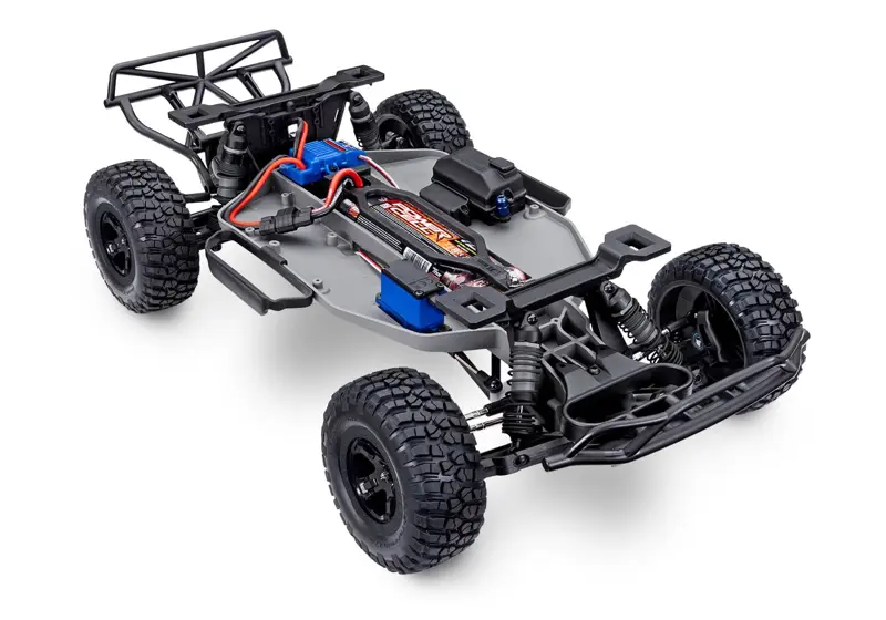 Camión RC Traxxas Slash 2WD XL 5 con batería roja