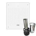 Calefactor Calden 3000 kcal Frente Blanco Gas Natural Tiro Balanceado