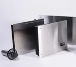 Calefactor a Gas Natural  Tiro Balanceado 4000 kcal Frente Acero Inoxidable