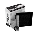 Calefactor Smart IOT a Gas Natural  Tiro Balanceado 2000 kcal Frente Negro