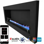 Chimenea moderna Calden Paris TB embutir 120 cm con Termostato Smart