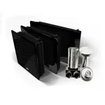 Calefactor Calden 3000 kcal Frente Negro Gas Natural Tiro Balanceado U