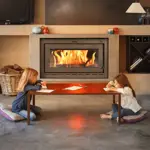 Calefactor Estufa de embutir Ñuke a leña Roble 110