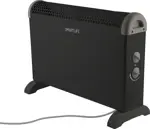 Convector SL-COV2000BPN - 2000W, 2 Niveles de Calor, Control por Perilla, Negro