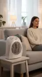 Caloventor Portátil CFH417 - 2000W, Con Termostato, Protección Térmica