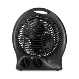 Caloventor Con Termostato Negro