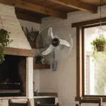 Ventilador de Pared V10 - 20" 90W 3 vel. Aspas metálicas Oscilante Silencioso