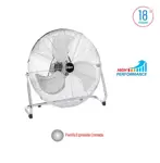 Turbo Ventilador Liliana Vtfm18 Cromado 3 Aspas 18 Pulgadas