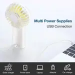 Ventilador portátil JISULIFE 6000 mAh con 20 horas de refrigeración recargable por USB