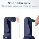 Ventilador de mano JISULIFE portátil mini recargable con banco de energía