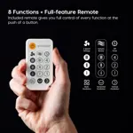 Ventilador IRIS USA WOOZOO Oscillating Vortex 7 en 1 con mando a distancia blanco