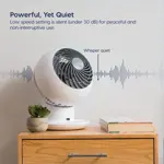 Ventilador IRIS USA WOOZOO oscilante con mando a distancia 2023