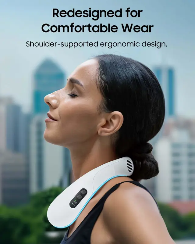 Aire acondicionado Neck Fan HIGO CoolMaster Ultra Neck, gris