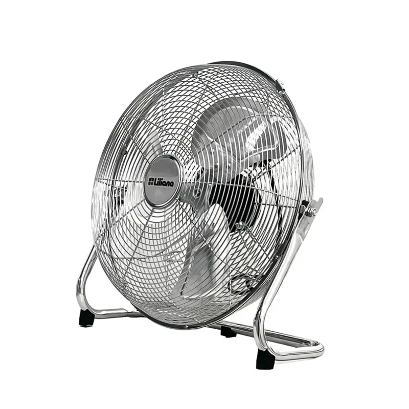 ventilador turbo 14 vvtfm14 metalico liliana 14 cm cromado
