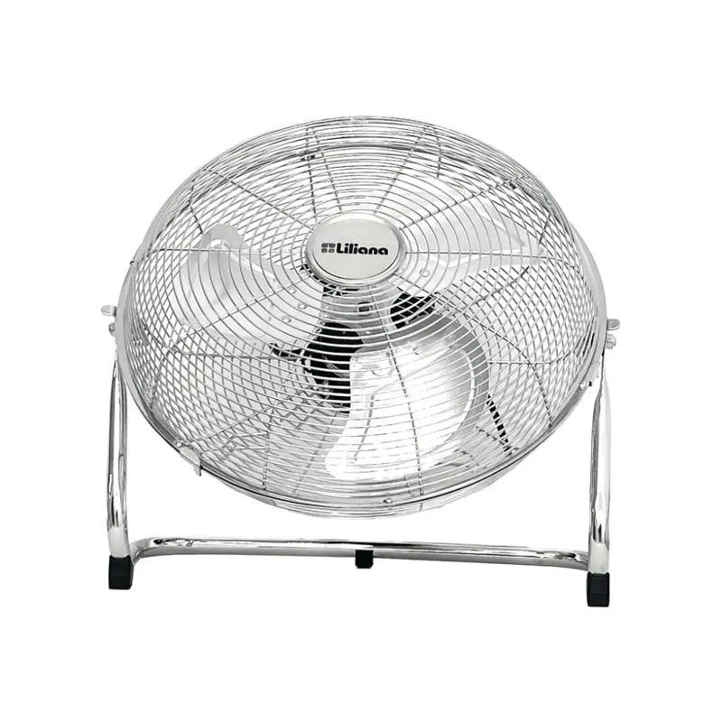 ventilador turbo 14 vvtfm14 metalico liliana 14 cm cromado