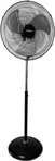 Ventilador de Pie VP20POW - 20" 150W 3 vel. 3 aspas Aspas metálicas Negro