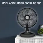 Ventilador Rowenta 18  Silence Force 2 En 1 45.72 Cm 50 Negro Plástico 6