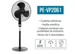Ventilador Peabody 3 Palas Plástico 20" Diámetro 220V 60W