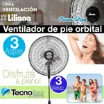 Ventilador De Pie Liliana Orbital 20 Con Repeler Vpm2016 