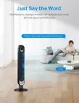 Ventilador de torre inteligente Dreo WiFi, control de voz compatible con Alexa