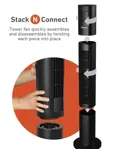 Ventilador de torre HOLMES STACK-N-CONNECT 45 digital, 4 velocidades y 4 modos
