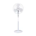 Ventilador de Pie Blanco 18 pulgadas Aspas plásticas