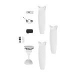 Ventilador de Techo Philco 52" 3 Aspas Con Control Remoto 32w Color Blanco TEB5234P