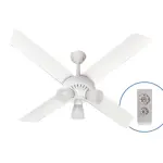 Ventilador De Techo Severbon Blanco Con Luz 