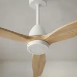Ventilador Techo Everest Nórdico EV-090L-CR Madera Luz Led