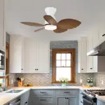 Ventilador Techo Kviflon 30 Pulgadas Hoja Palma Luz Control