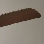 Ventilador de Techo 3 Aspas Símil Madera Negra con Luz 18w