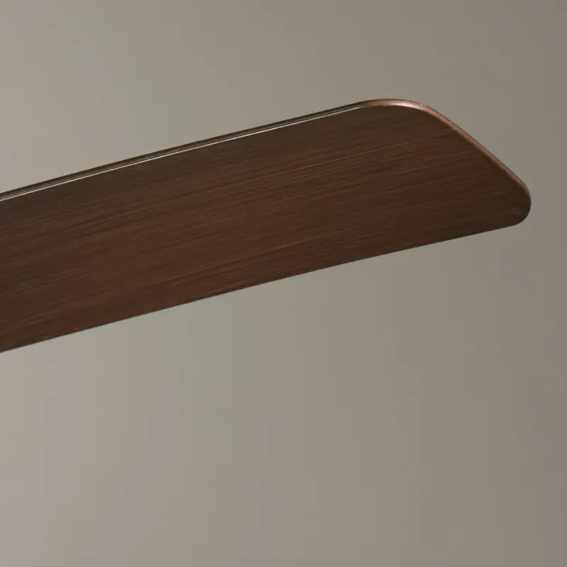 Ventilador de Techo 3 Aspas Símil Madera Negra con Luz 18w