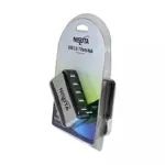 Hub Multi Usb De 7 Puertos Nisuta Adaptador Con Alimentacion