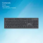 Teclado Inalámbrico Verbatim Slim 70738 Receptor Usb