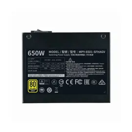 Fuente 650W Cooler Master 80+ Plus ...