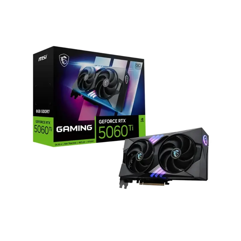 Placa de Video MSI 8GB RTX5060 Ti Gaming OC GDDR7