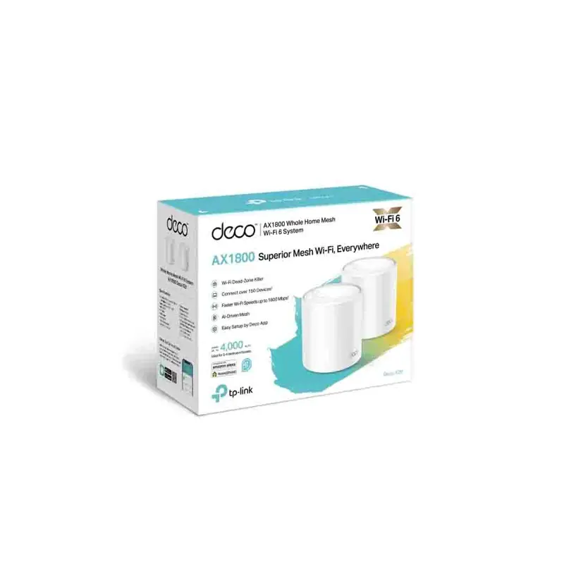 Sistema Mesh Tp Link Deco x20 AX1800 2Pack