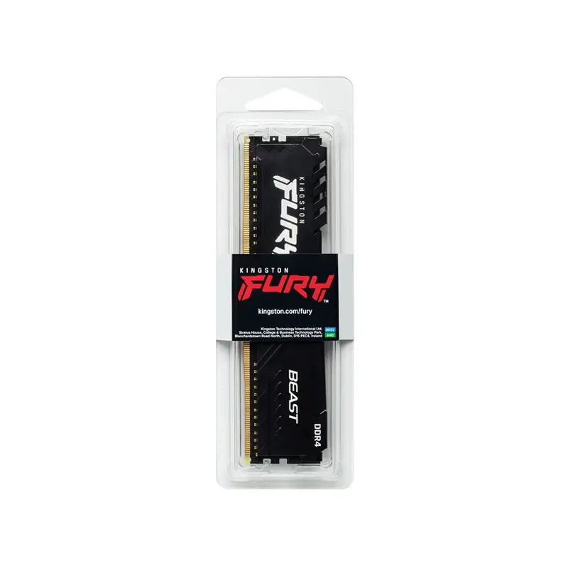 Memoria Ram DDR4 16GB Kingston 3600Mhz Fury Beast Negro