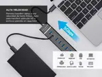 Hub Multipuerto Gadnic USB 7 Puertos Alta Velocidad 