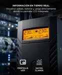 UPS Estabilizador Tension Gadnic Hogar 800VA 480W 220V LCD 4 salidas